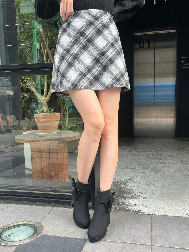 マジェスティックレゴン MAJESTIC LEGON 3WAYビジューリボンブーツ (ブラック) ブラック