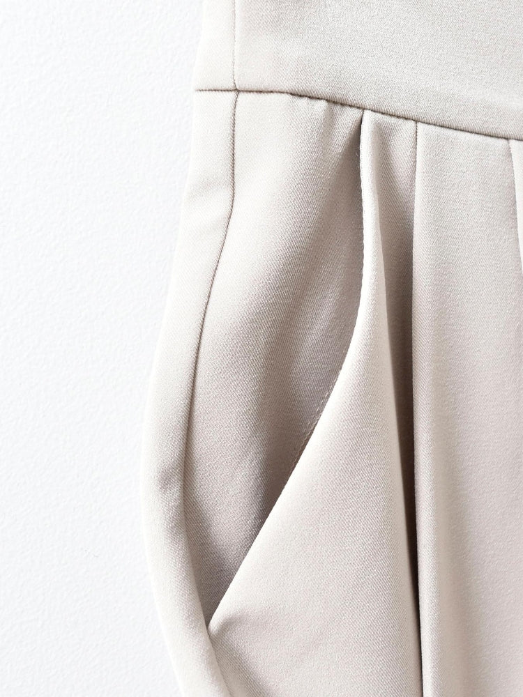 MAJESTIC LEGON タックハーフパンツ(ベージュ) ベージュ