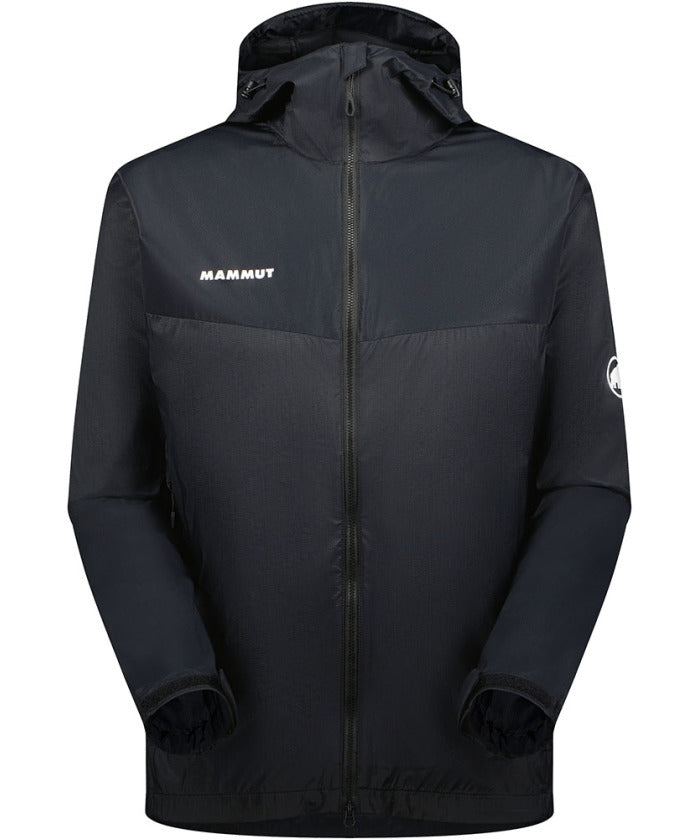 マムート MAMMUT MAMMUT マムート アウトドア ウインドブレーカー メンズ Glider 2.0 WB Hooded Jacke (BLACK) BLACK