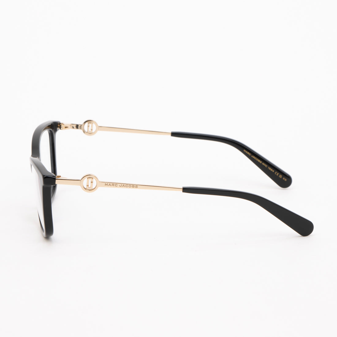 マーク ジェイコブス MARC JACOBS メガネ 眼鏡 アイウェア レディース メンズ (ブラック/ゴールド) ブラック/ゴールド