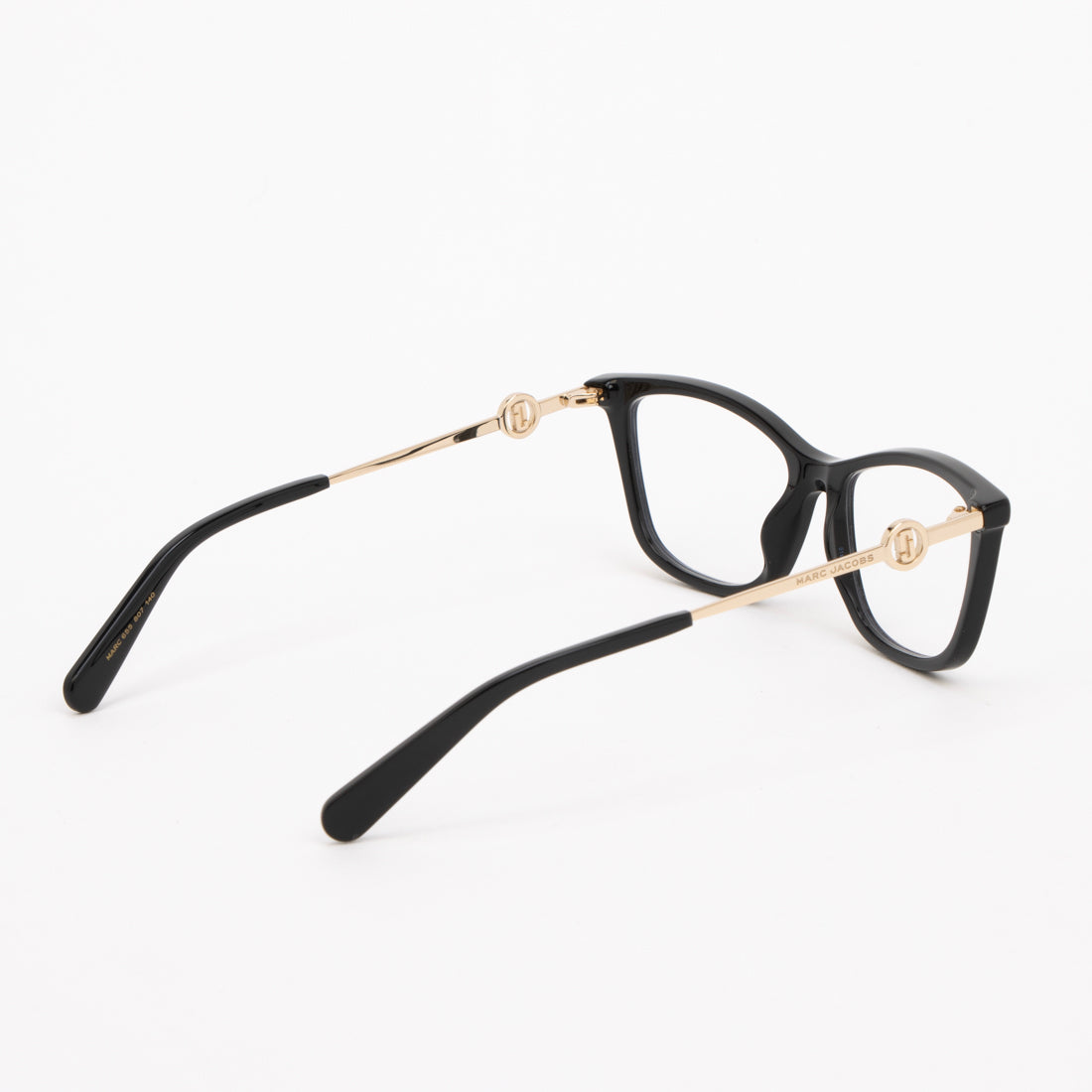 マーク ジェイコブス MARC JACOBS メガネ 眼鏡 アイウェア レディース メンズ (ブラック/ゴールド) ブラック/ゴールド