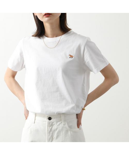 メゾンキツネ MAISON KITSUNE MAISON KITSUNE Tシャツ MW00110KJ0008 半袖 カットソー (WHITE/ホワイト) WHITE/ホワイト