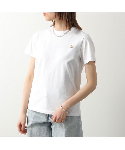 メゾンキツネ MAISON KITSUNE MAISON KITSUNE Tシャツ MW00110KJ0008 半袖 カットソー (WHITE/ホワイト) WHITE/ホワイト