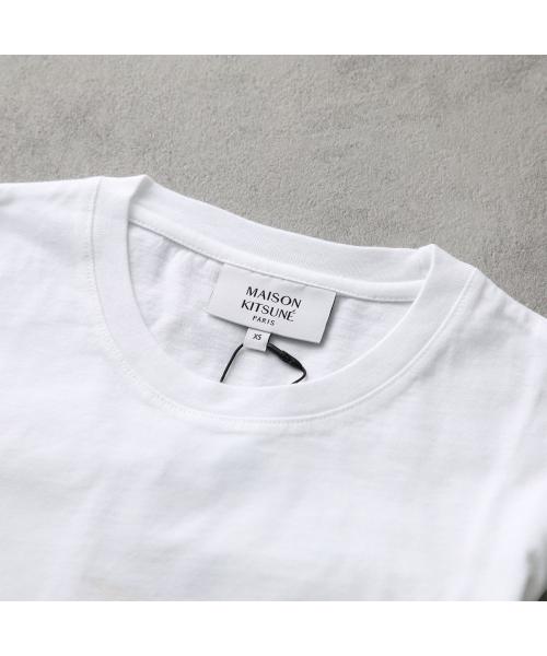 メゾンキツネ MAISON KITSUNE MAISON KITSUNE Tシャツ MW00110KJ0008 半袖 カットソー (WHITE/ホワイト) WHITE/ホワイト