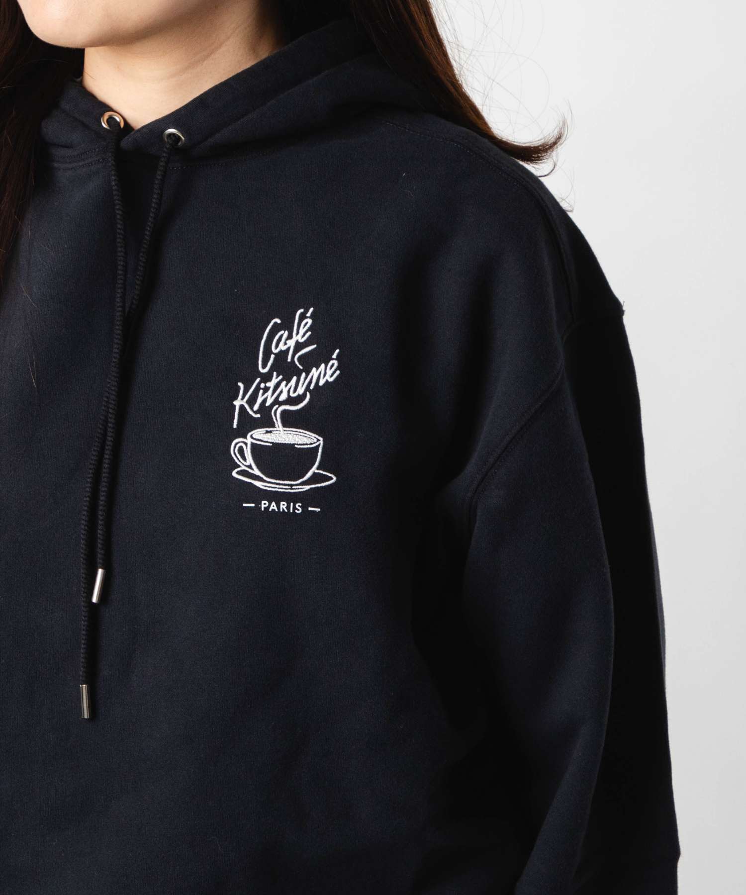 Maison Kitsuné MAISON KITSUNÉ Maison Kitsuné MAISON KITSUNÉ CKNU00302KM0330 Sweat CAFE KITSUNÉ COFFEE CUP HOODIE Men's Women's Tops