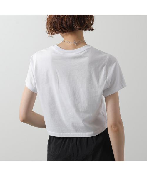 メゾンキツネ MAISON KITSUNE MAISON KITSUNE Tシャツ OW00104 KJ0008 半袖 クロップド丈 (P100/ホワイト) P100/ホワイト