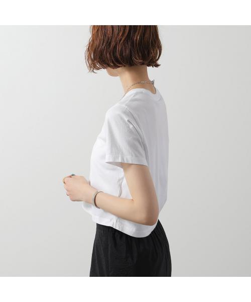 メゾンキツネ MAISON KITSUNE MAISON KITSUNE Tシャツ OW00104 KJ0008 半袖 クロップド丈 (P100/ホワイト) P100/ホワイト