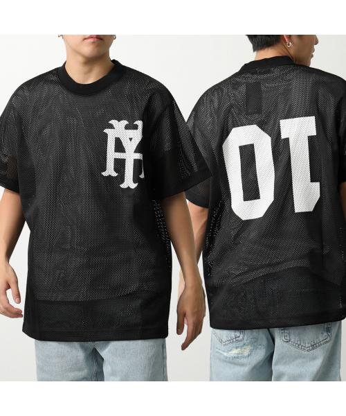 アスクユアセルフ ASKYURSELF ASKYURSELF 半袖 Tシャツ ON FIELD MESH JERSEY (BLACK/ブラック) BLACK/ブラック