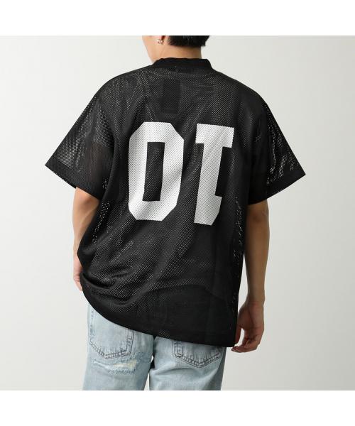 アスクユアセルフ ASKYURSELF ASKYURSELF 半袖 Tシャツ ON FIELD MESH JERSEY (BLACK/ブラック) BLACK/ブラック