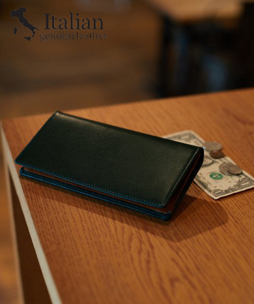 イタリアン レザー 長財布/ビジネス ギフト 本革 サイフ メンズ 長財布 ウォレット レザー ギフト プレゼント お祝い