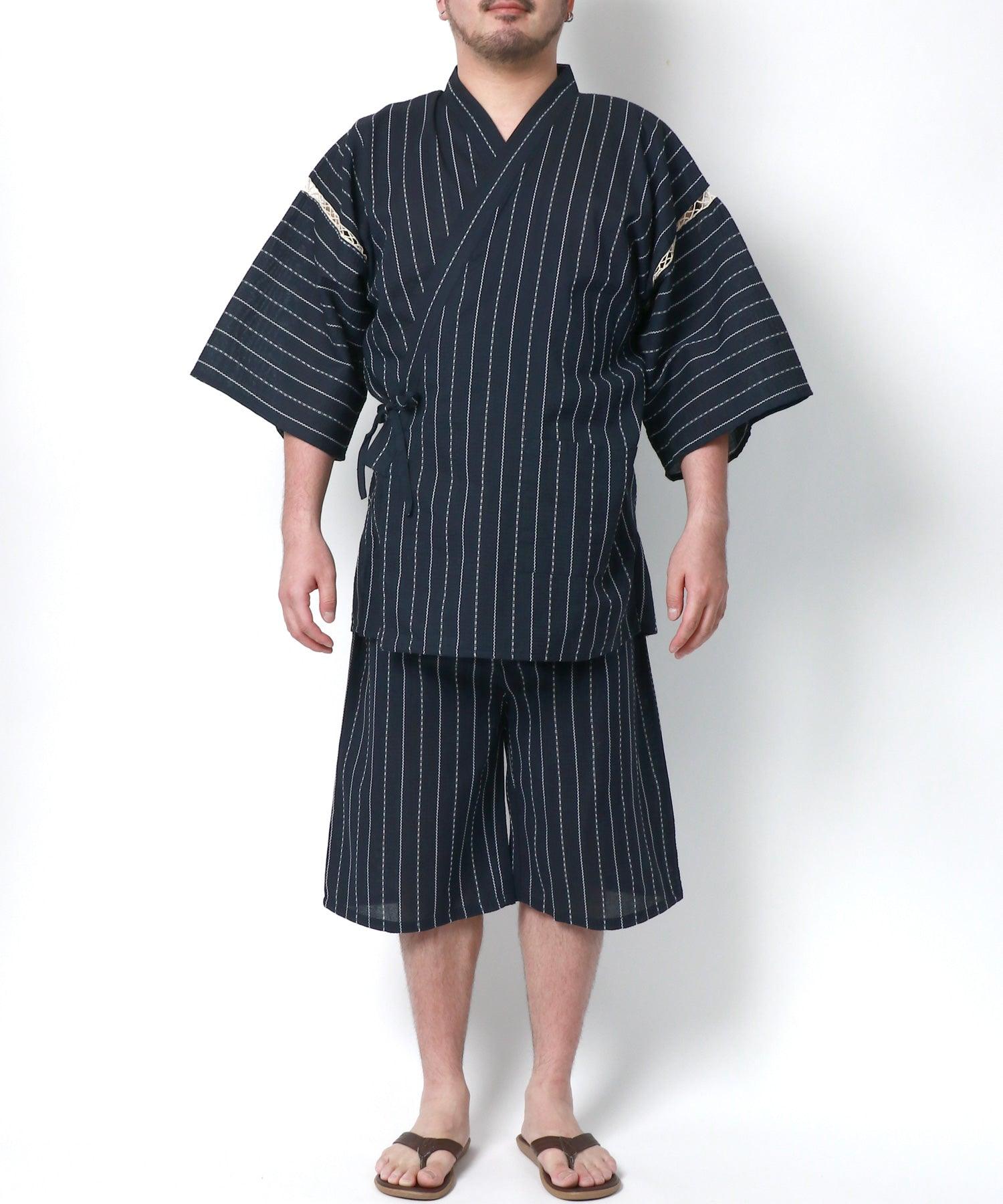 マルカワ MARUKAWA 大きいサイズ 3L 4L 5L 甚平 じんべい 部屋着 ルームウェア 父の日 プレゼント 涼しい 和装 浴衣 日本の夏 祭り 花火大会 リラックスウェア