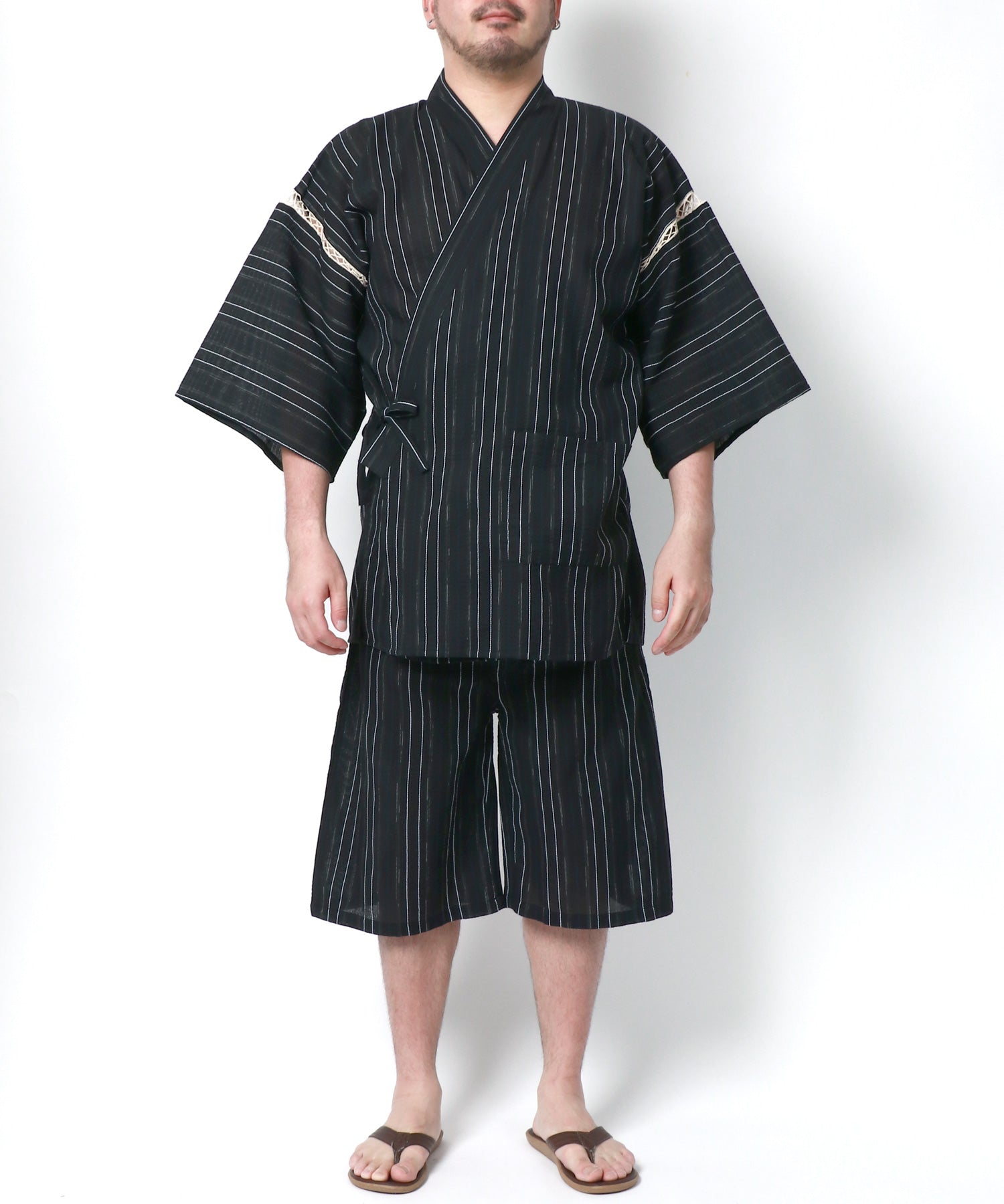 マルカワ MARUKAWA 大きいサイズ 3L 4L 5L 甚平 じんべい 部屋着 ルームウェア 父の日 プレゼント 涼しい 和装 浴衣 日本の夏 祭り 花火大会 リラックスウェア