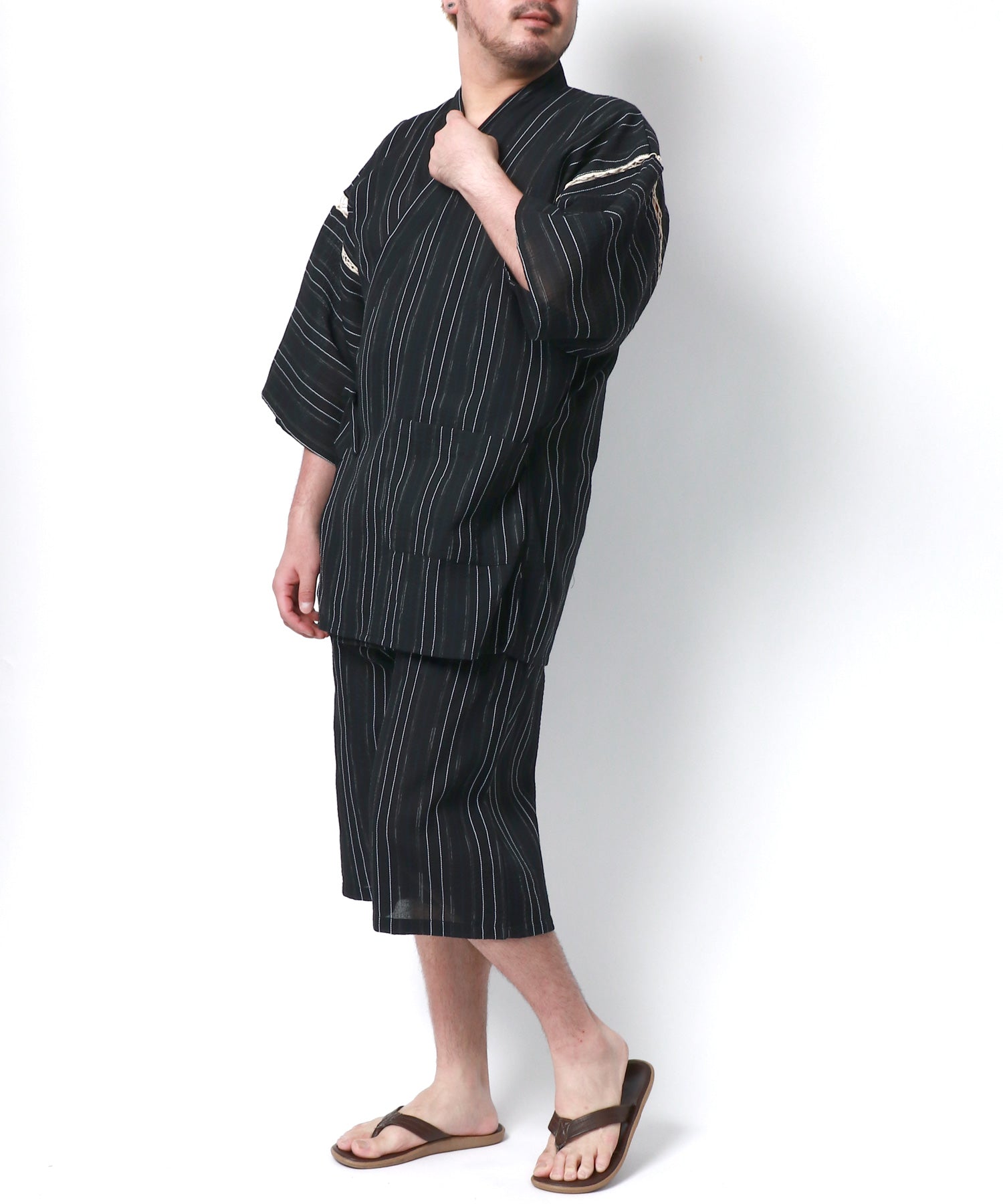 マルカワ MARUKAWA 大きいサイズ 3L 4L 5L 甚平 じんべい 部屋着 ルームウェア 父の日 プレゼント 涼しい 和装 浴衣 日本の夏 祭り 花火大会 リラックスウェア