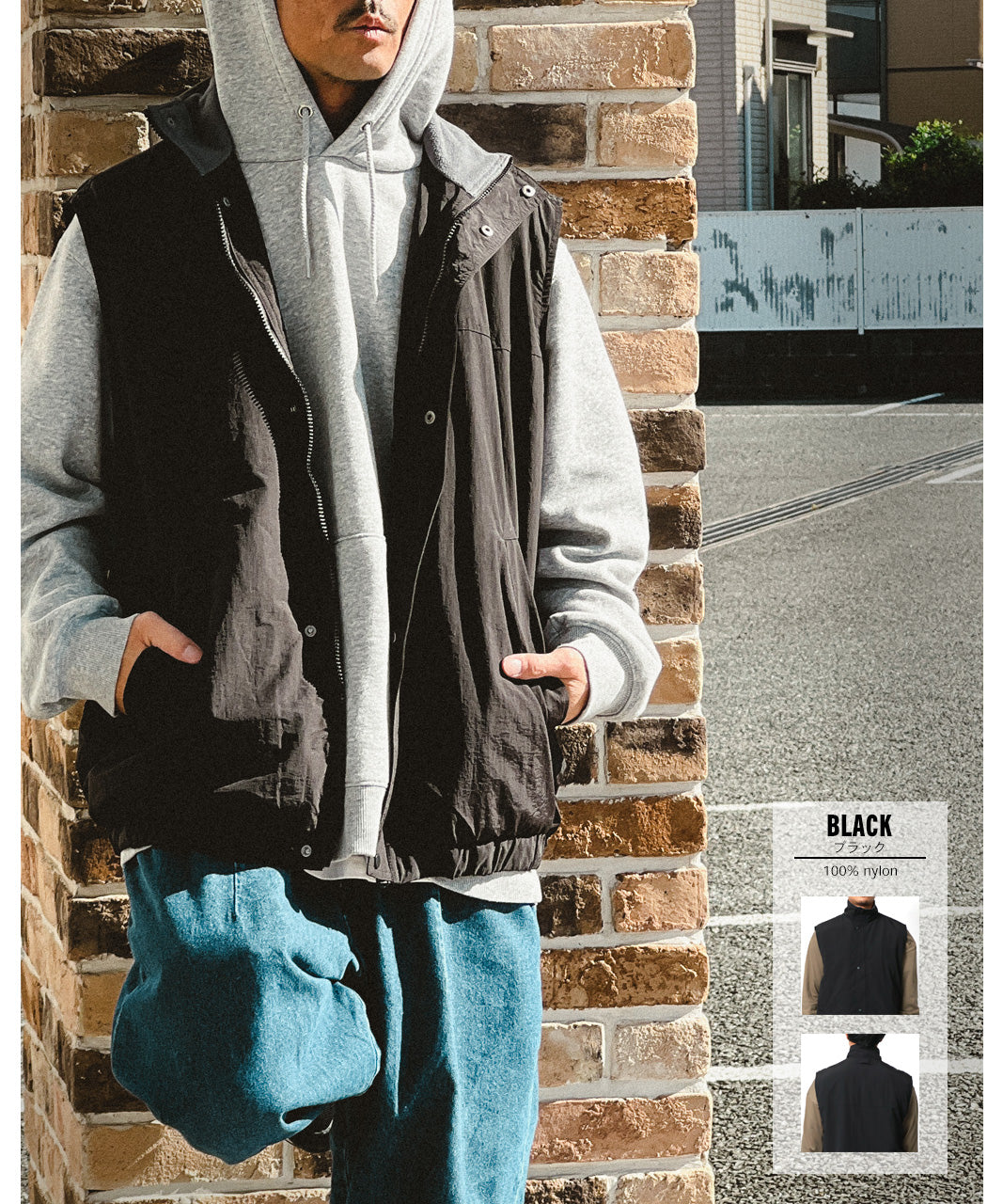 【MRU/エムアールユー】撥水 裏フリースベスト/ シンプル 快適 アウトドア キャンプ カジュアル メンズ レディース ユニセックス アウター グリーン