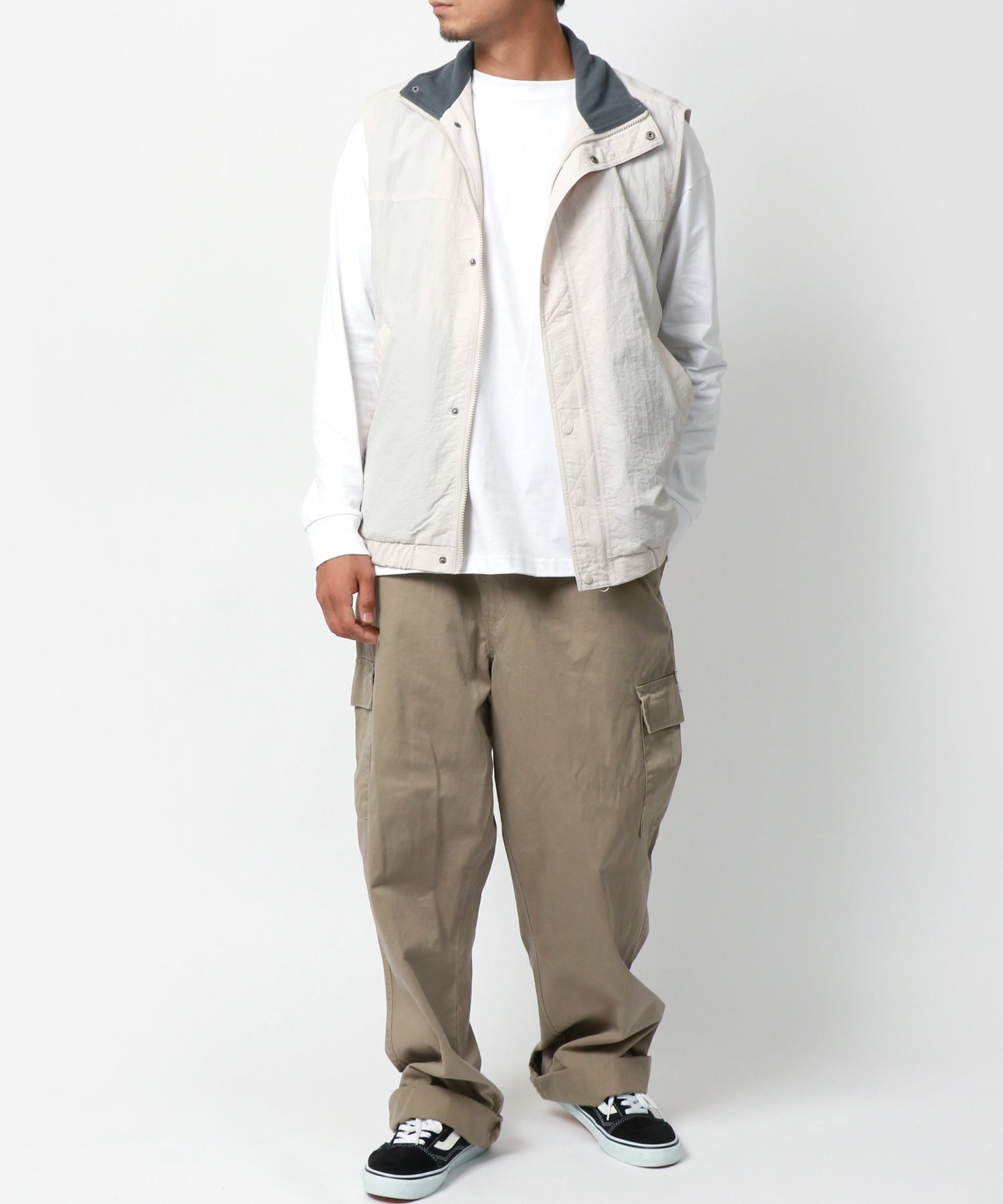 【MRU/エムアールユー】撥水 裏フリースベスト/ シンプル 快適 アウトドア キャンプ カジュアル メンズ レディース ユニセックス アウター