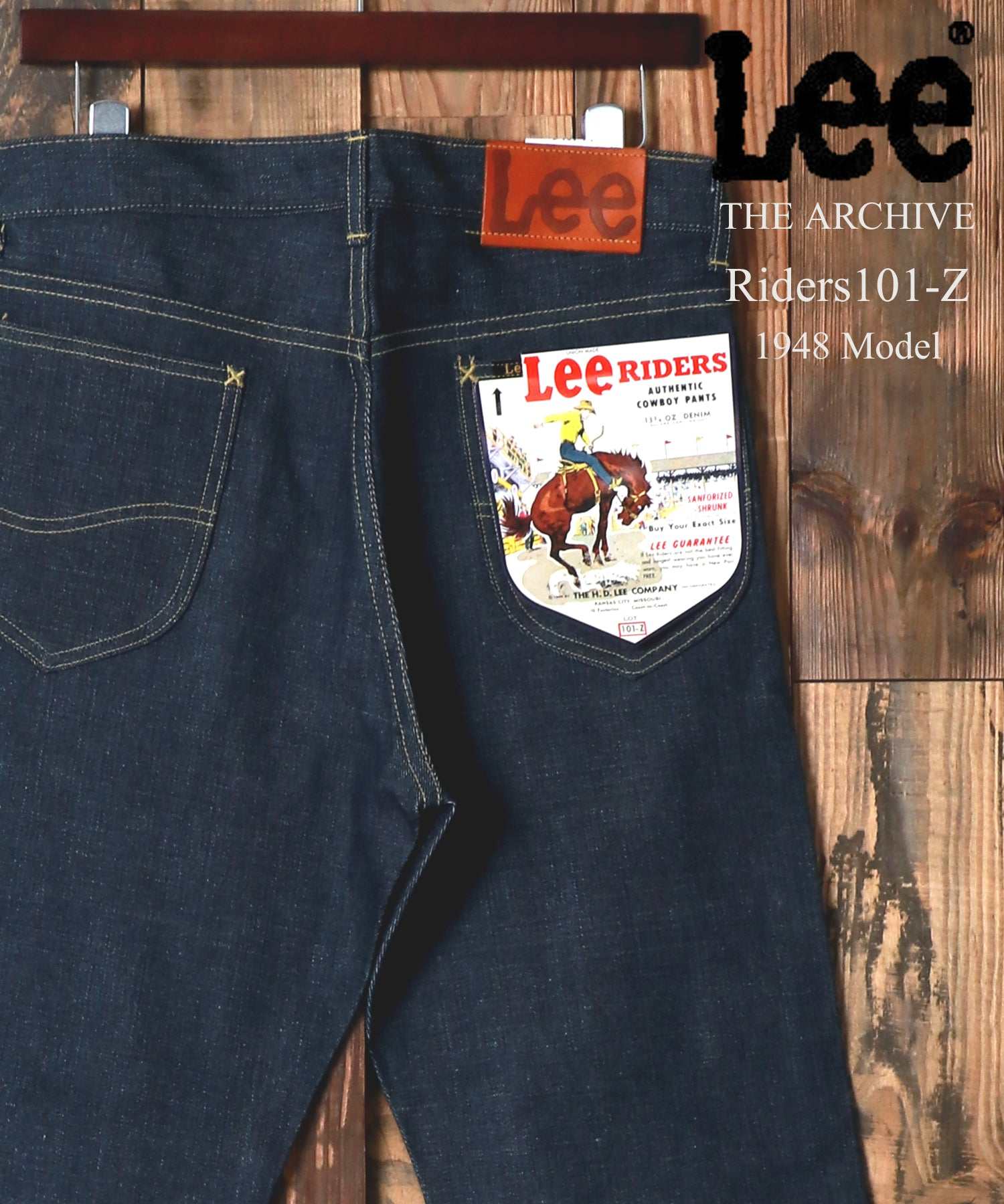 マルカワ MARUKAWA 【Lee/リー】THE ARCHIVES RIDERS 101ーZ 1948年モデル アーカイブス 復刻 レプリカ ジーンズ/LM6331 リジッド,ノンウォッシュ