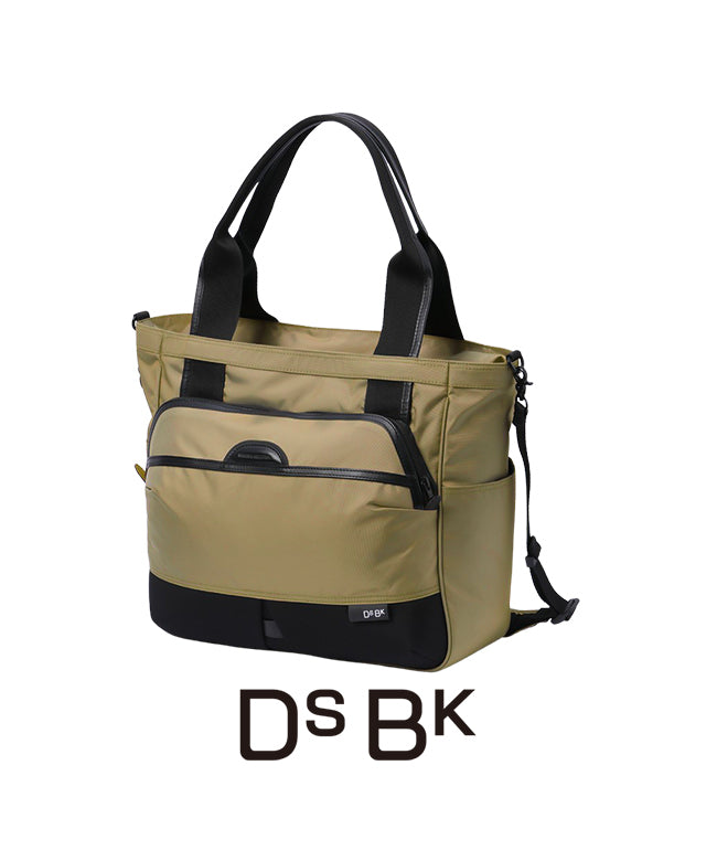ディーエスビーケー DSBK DSBK トートバッグ メンズ ブランド ファスナー付き 大きめ 大容量 撥水 A4 18.5L 2WAY ディーエスビーケー KOHー3383
