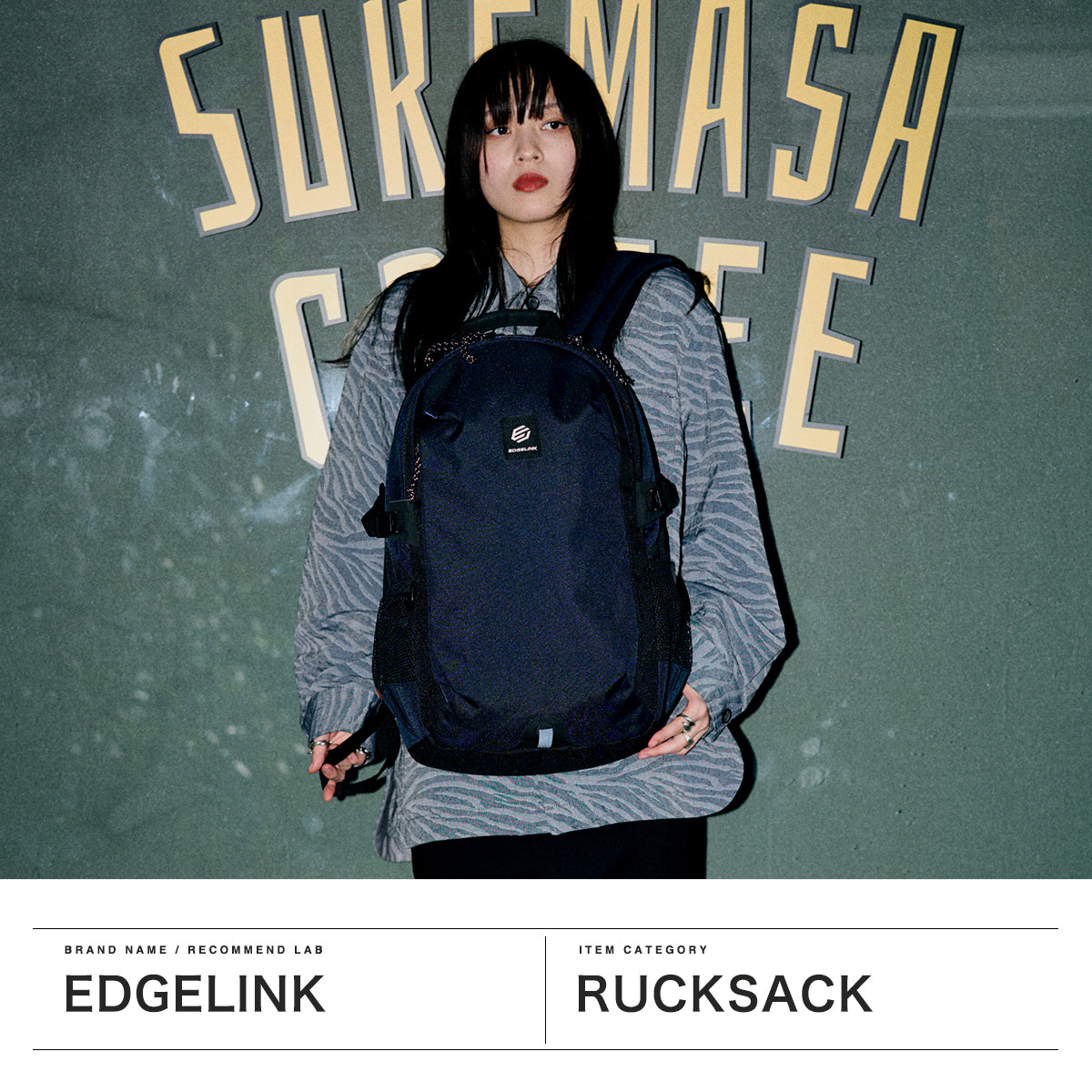 エッジリンク EDGELINK 【NEW JACKコラボキーホルダー付】リュック メンズ レディース 大容量 通学 軽量 中学生 高校生 撥水 2層 B4 PC 15.6inch 30L PARKWISE Daypack 60281 (ブラック) ブラック