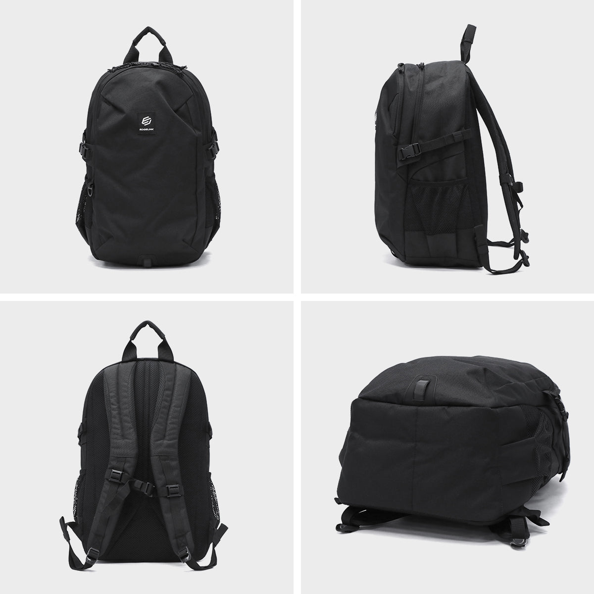 エッジリンク EDGELINK 【NEW JACKコラボキーホルダー付】リュック メンズ レディース 大容量 通学 軽量 中学生 高校生 撥水 2層 B4 PC 15.6inch 30L PARKWISE Daypack 60281 (ブラック) ブラック