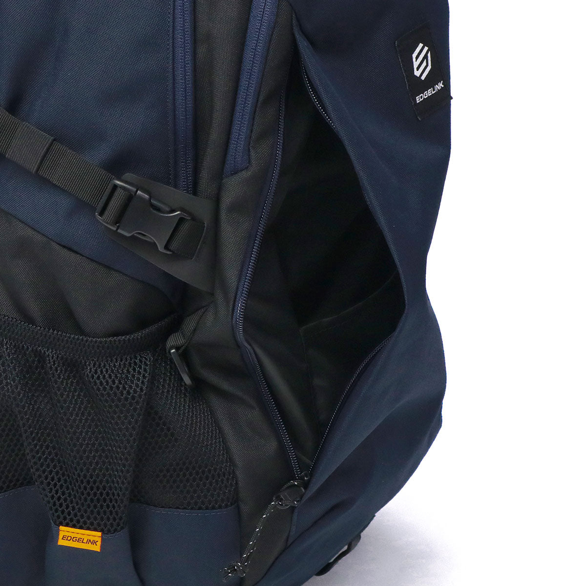 エッジリンク EDGELINK 【NEW JACKコラボキーホルダー付】リュック メンズ レディース 大容量 通学 軽量 中学生 高校生 撥水 2層 B4 PC 15.6inch 30L PARKWISE Daypack 60281 (ブラック) ブラック