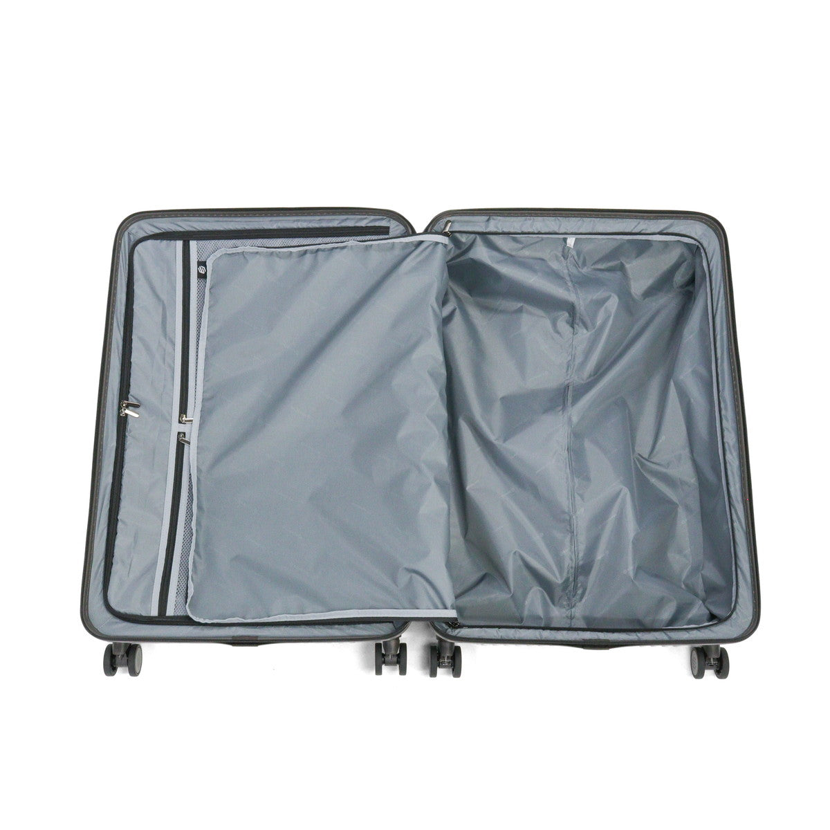 エッジリンク EDGELINK スーツケース フロントオープン ACE 軽量 軽い キャリーケース ストッパー ハード ファスナー PC CRUZBOX GLINT Check-in-L Suitcase 101L 09144 (ブラック) ブラック
