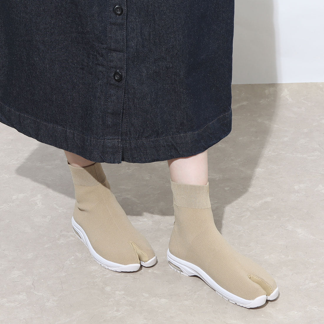 マルゴ MARUGO ニットタビブーツ