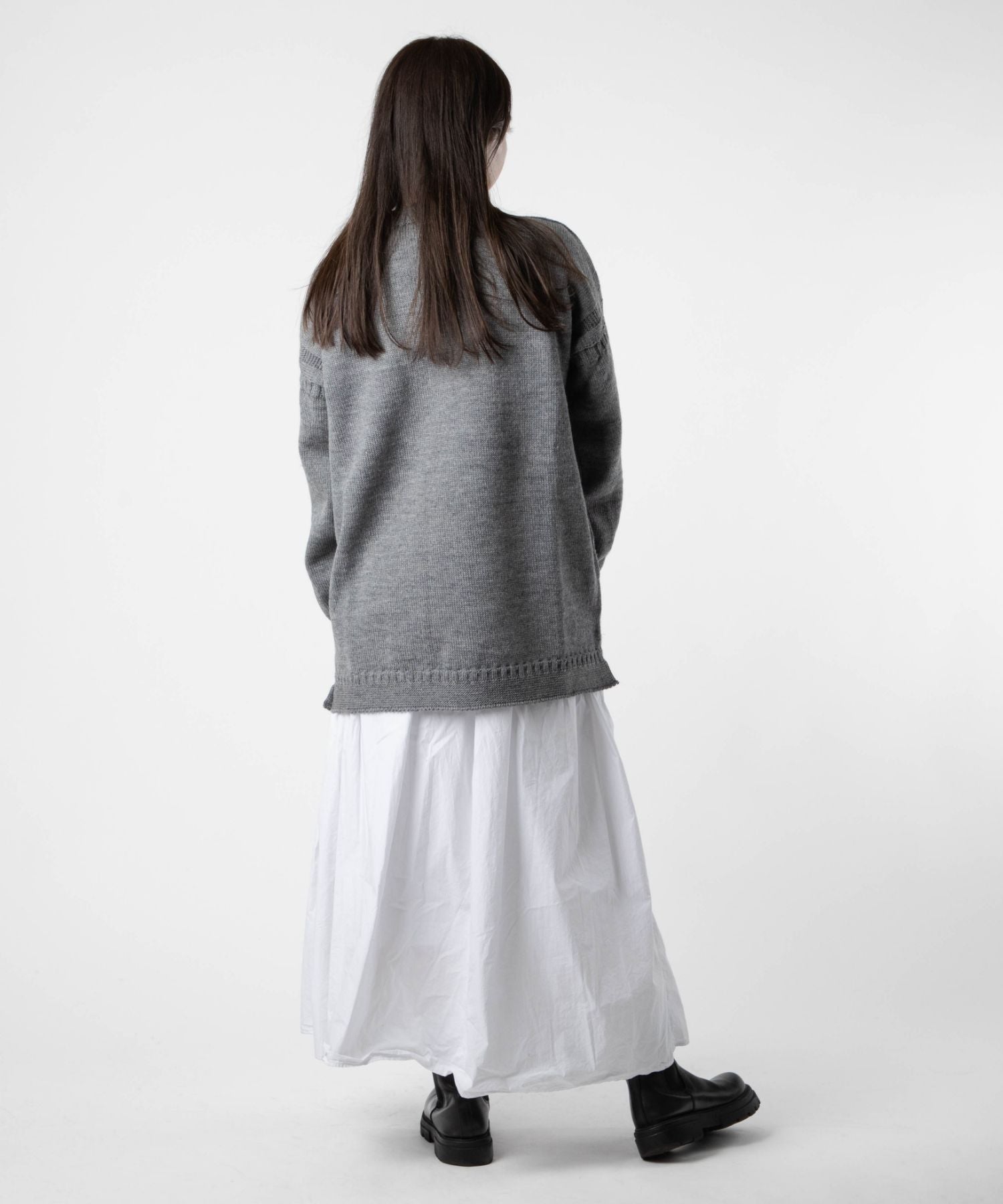 ガンジーウーレンズ Guernsey Woollens 【正規品】 ガンジーウーレンズ GUERNSEY WOOLLENS GW1001 ニット メンズ レディース トップス 長袖 セーター オーバーサイズ プルオーバー リブ編み ボー (キャメル) キャメル