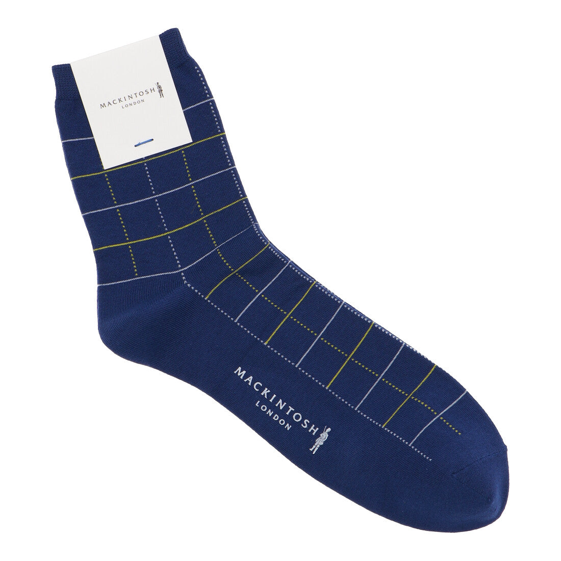 マッキントッシュ ロンドン MACKINTOSH LONDON MLチェックハーフ丈 (ブルー) ブルー