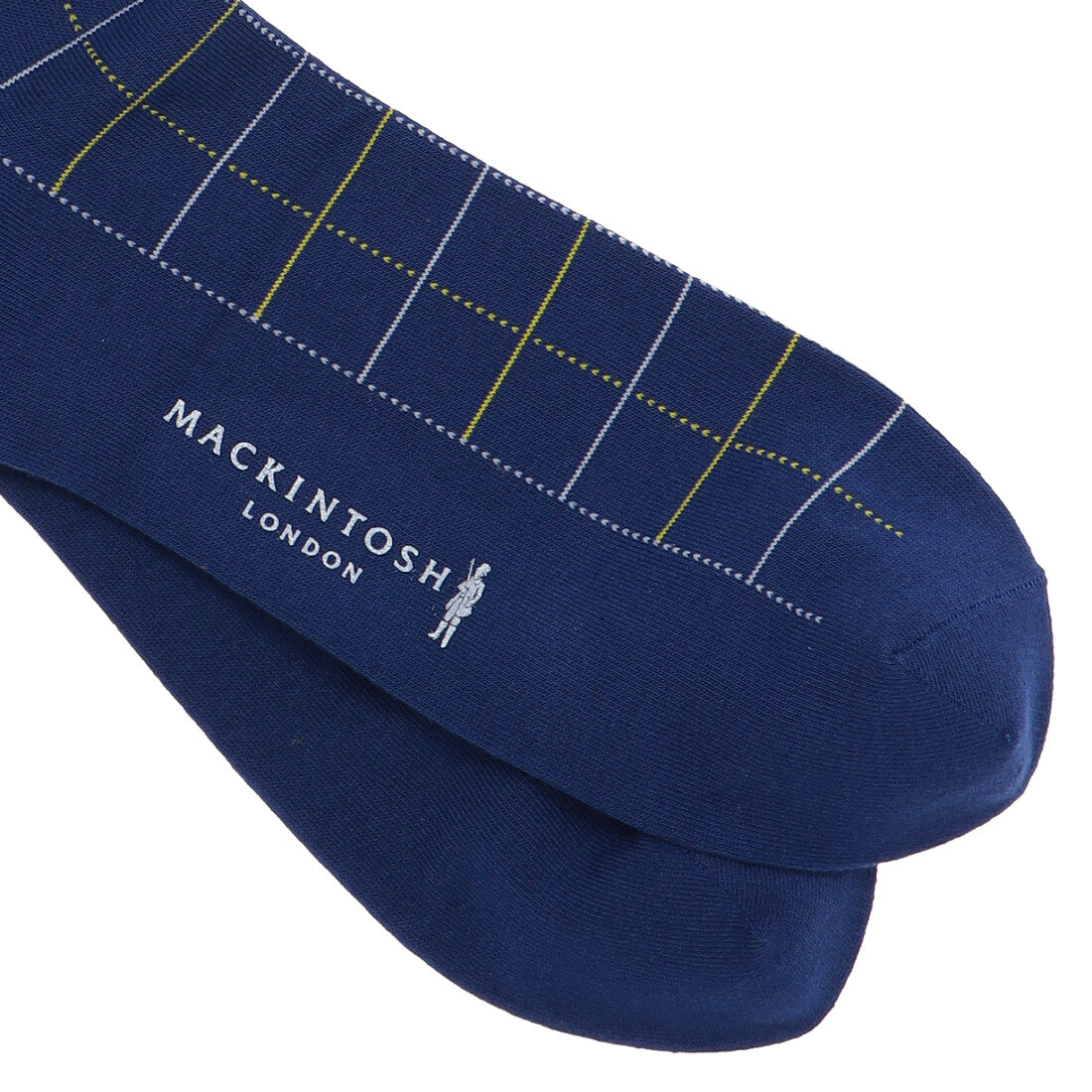 マッキントッシュ ロンドン MACKINTOSH LONDON MLチェックハーフ丈 (ブルー) ブルー