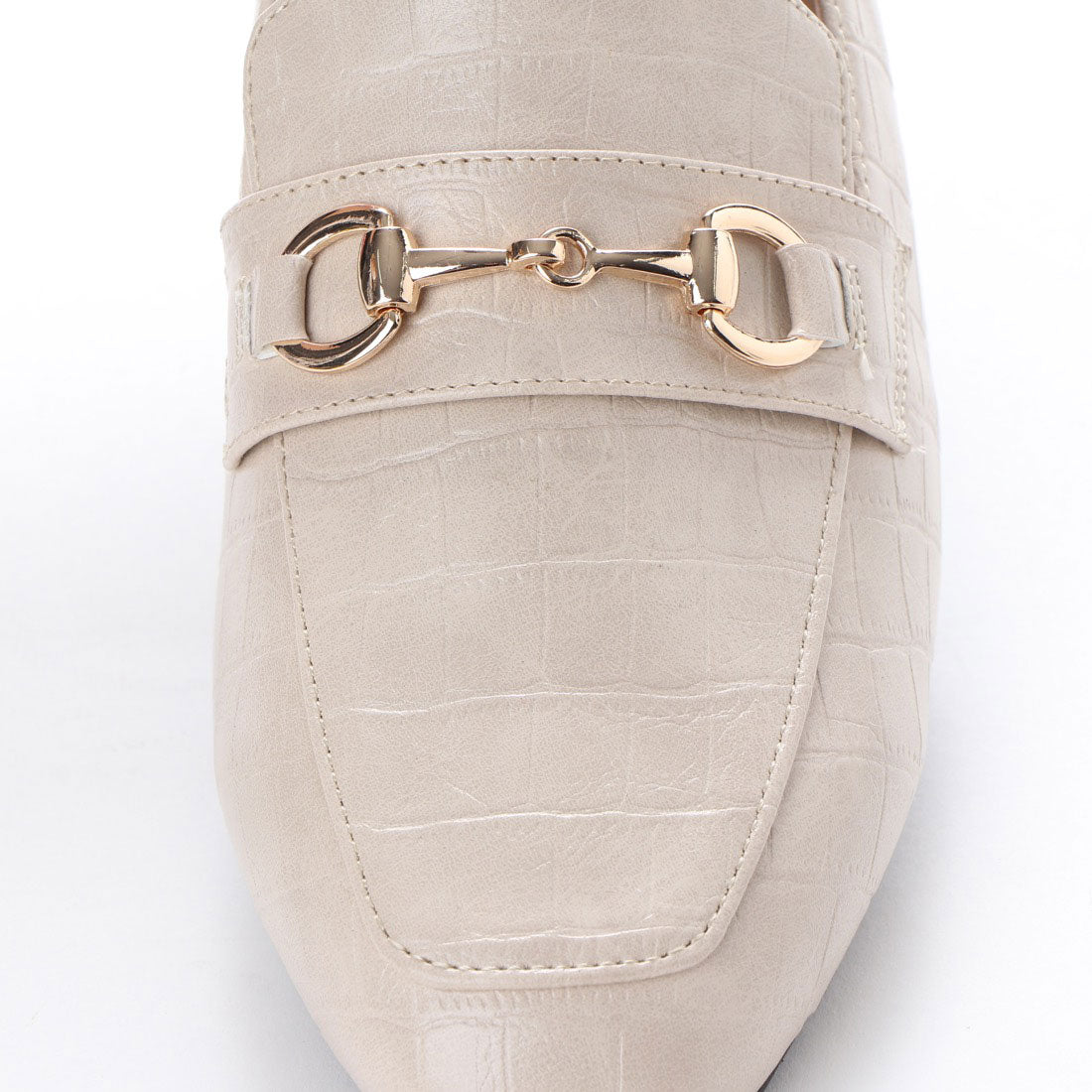 マシュガール masyugirl 【4E幅広・大きいサイズ】スクエアトゥビット付きローファー SOROTTO