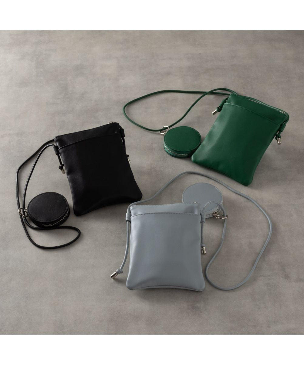 マックハウス Mac-House マルチミニポーチ PNB23AW002 (グリーン) グリーン