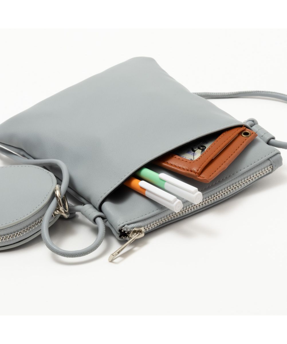 マックハウス Mac-House マルチミニポーチ PNB23AW002 (グリーン) グリーン