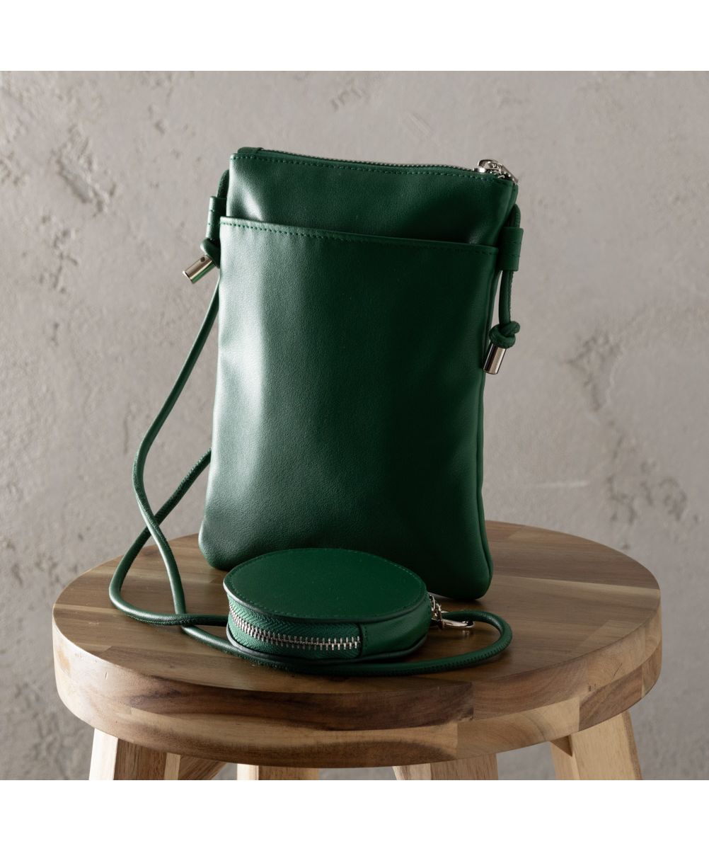 マックハウス Mac-House マルチミニポーチ PNB23AW002 (グリーン) グリーン