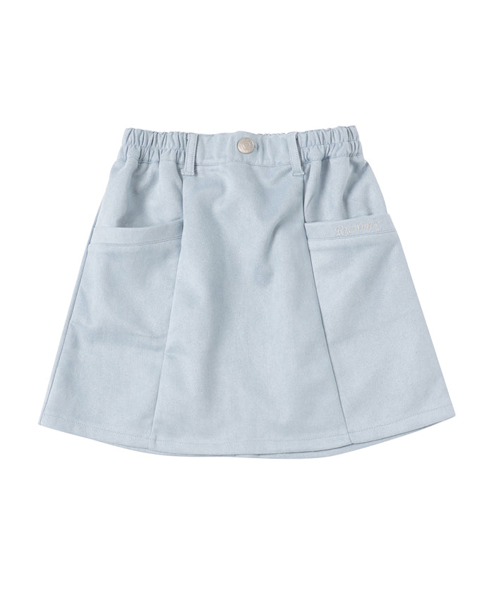 Mac-House RICH MIX Faux Suede Skirt with Bonten Charm 335579108