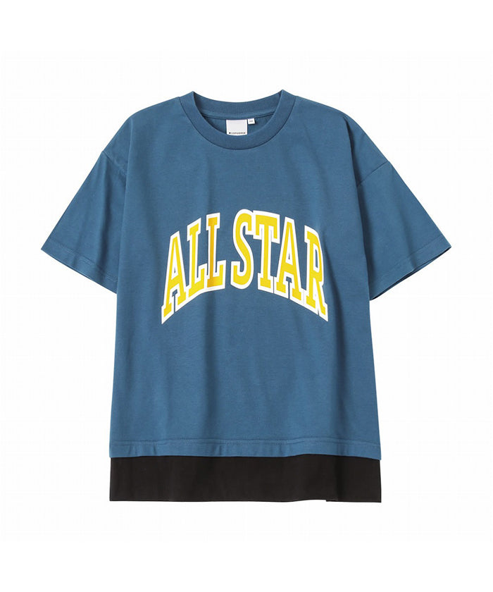 Mac-House CONVERSE CONVERSE Fake Layered T-Shirt CM2451