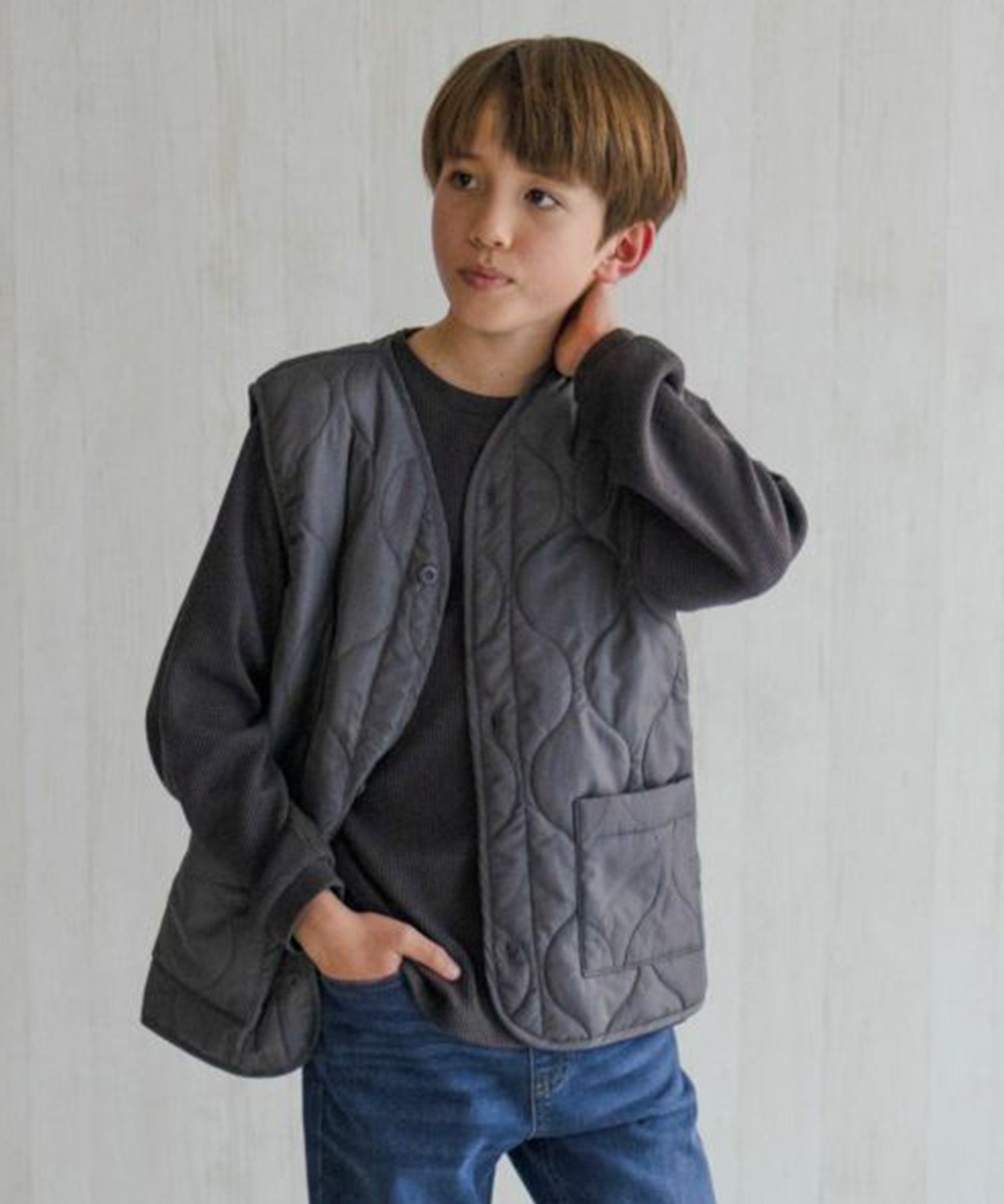 マックハウス Mac-House キルトベストアンサンブル