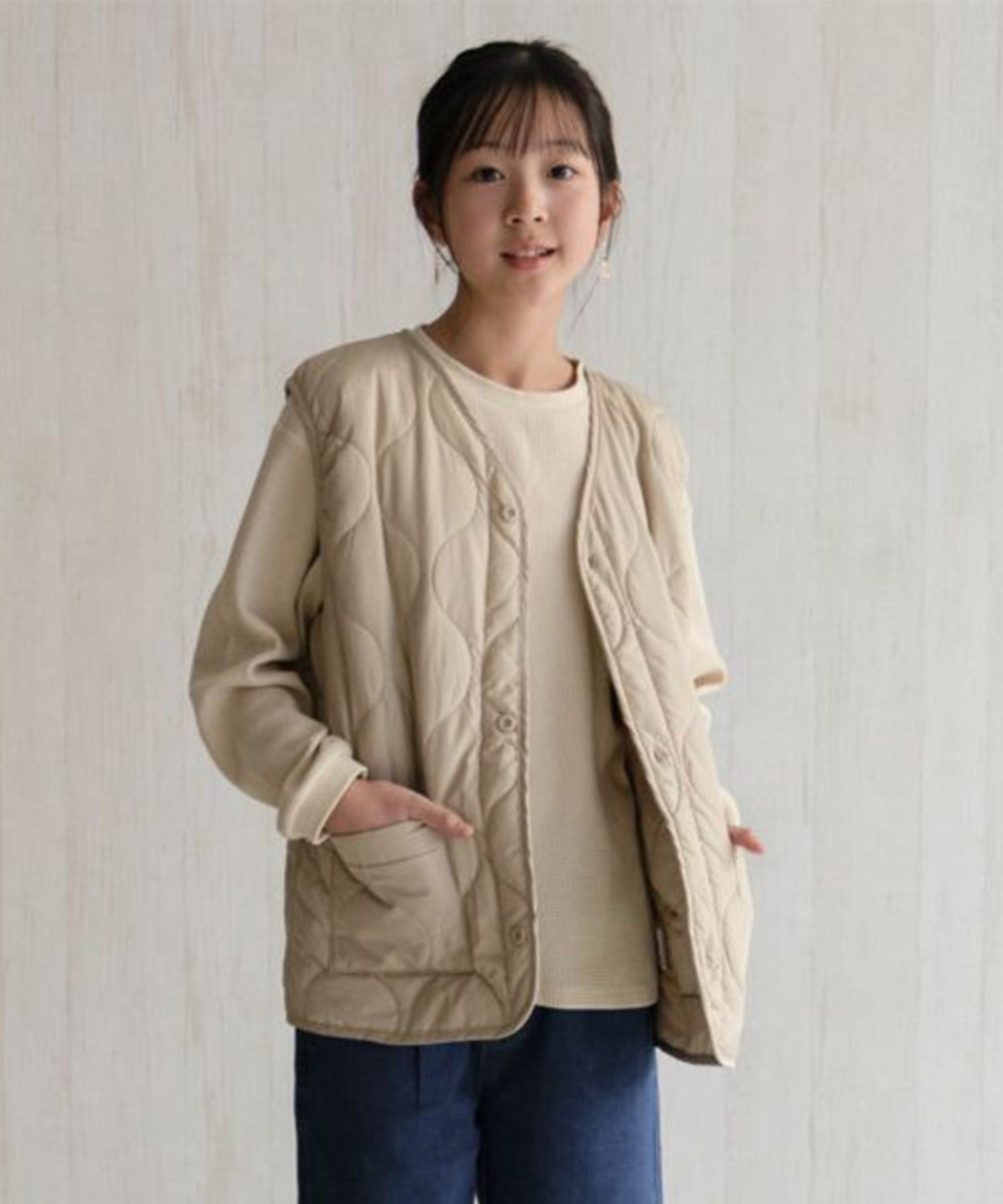 マックハウス Mac-House キルトベストアンサンブル