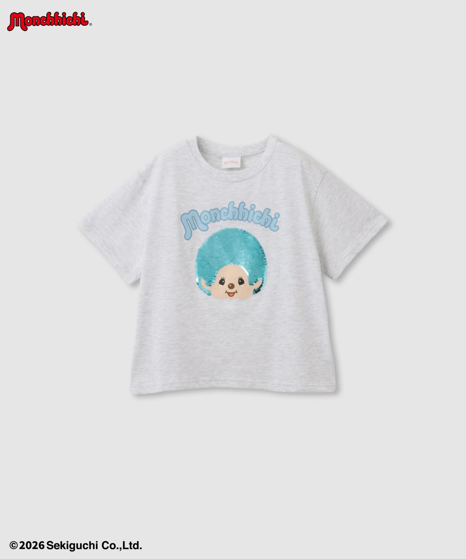 マックハウス Mac-House モンチッチ スパンコールTシャツ (オートミール) オートミール