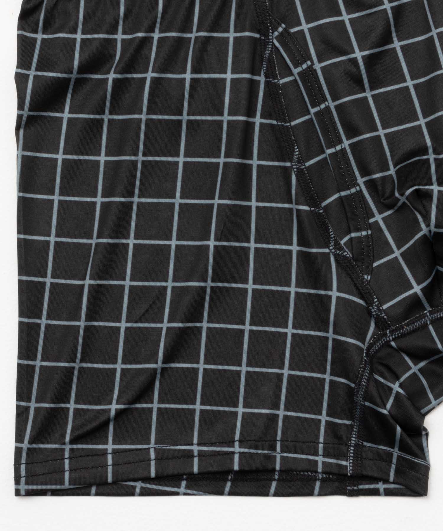 マックハウス Mac-House NAVY ネイビー チェックボクサーパンツ 342113MHー006【返品不可商品】 (ブラック) ブラック