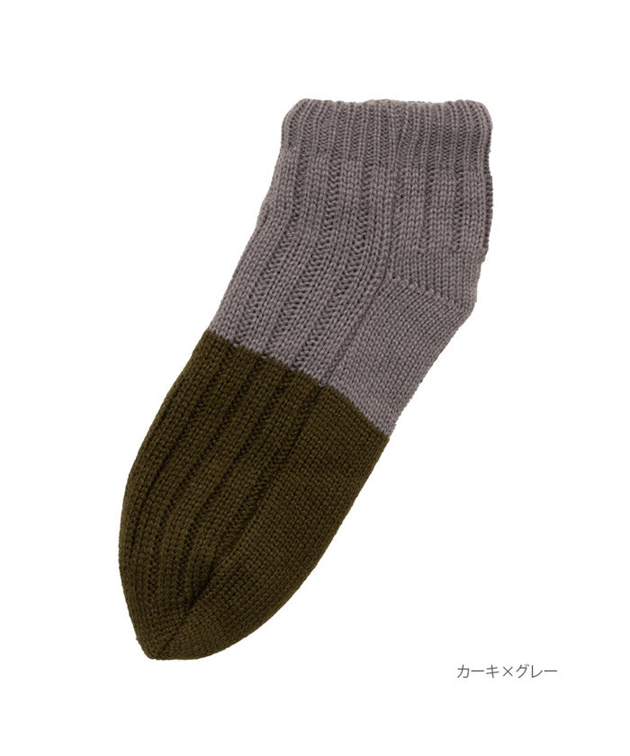 Mac-House NAVY navy Warm℃ Short-Length Room Socks 78F65400