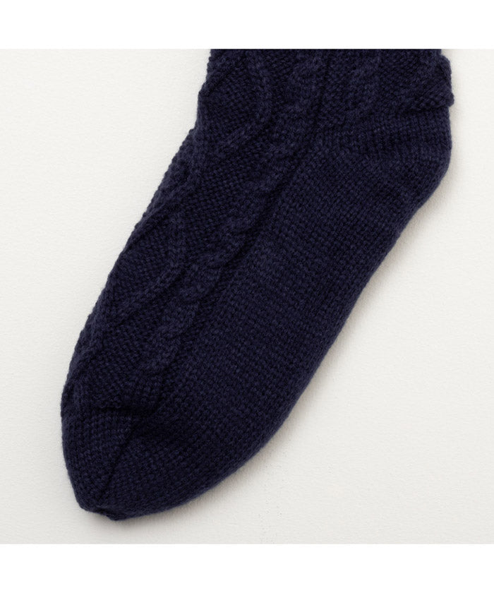 Mac-House NAVY navy Warm℃ Short-Length Room Socks 78F65400
