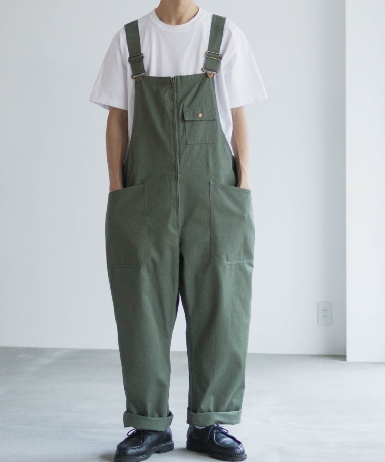 マックハウス Mac-House Dickies ディッキーズ オーバーオール 4110ー1312 (カーキ) カーキ