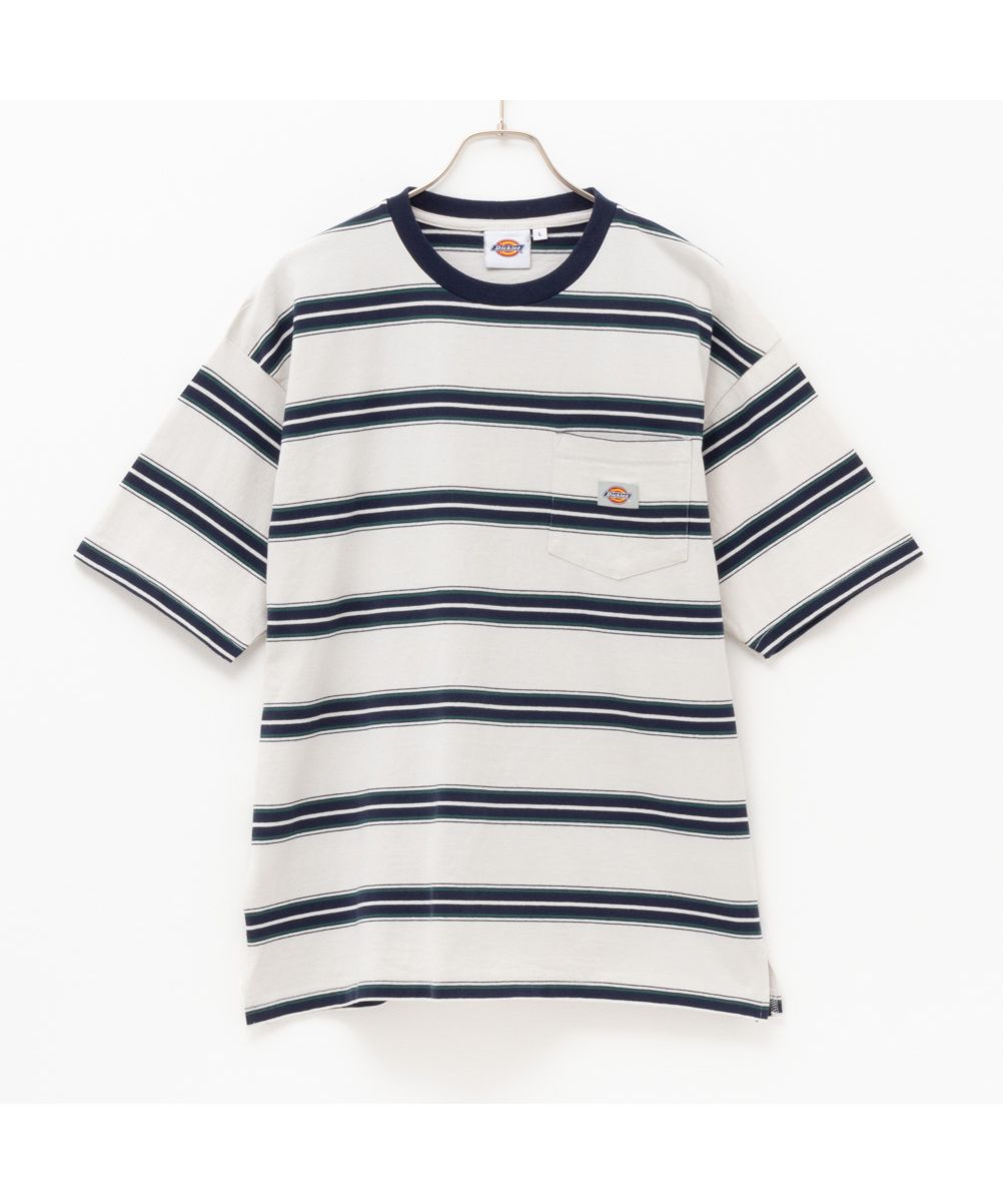 麥克豪斯 Mac-House Dickies 迪基斯 口袋條紋短袖T恤 4278-9533