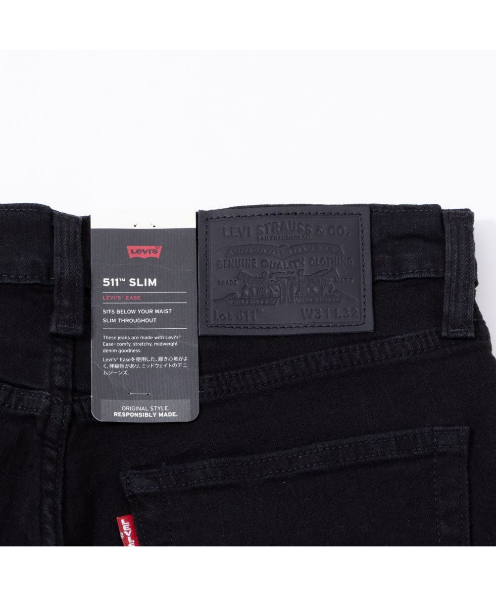 マックハウス Mac-House Levi's リーバイス 511(TM) スリムフィット ストレートデニムパンツ 04511ー1507 (ブラック) ブラック