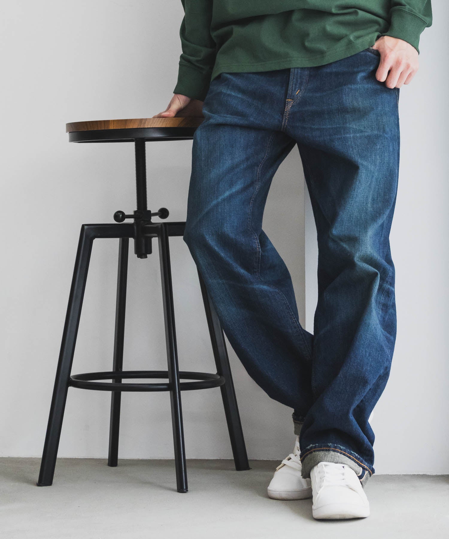 Mac-House EDWIN 505Z Wide Straight Pants E50540-126