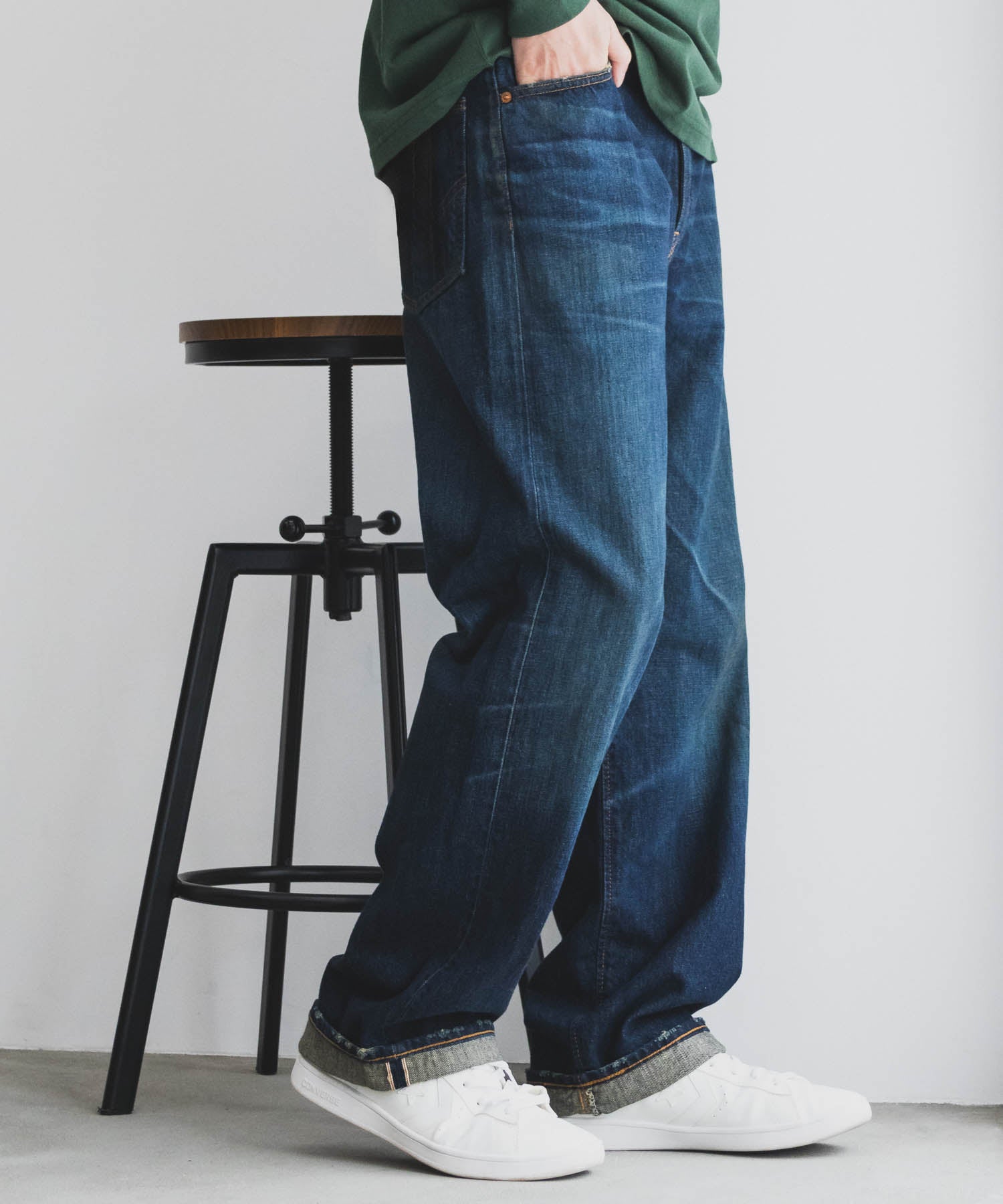Mac-House EDWIN 505Z Wide Straight Pants E50540-126