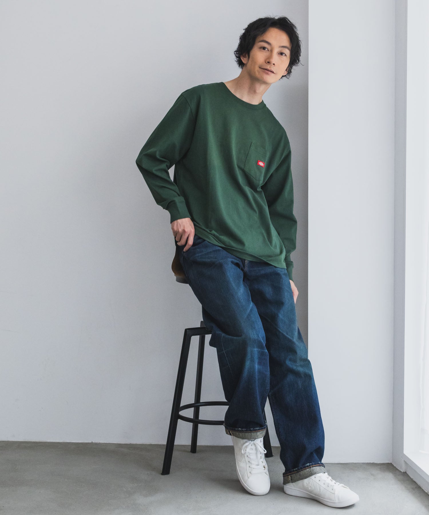 Mac-House EDWIN 505Z Wide Straight Pants E50540-126