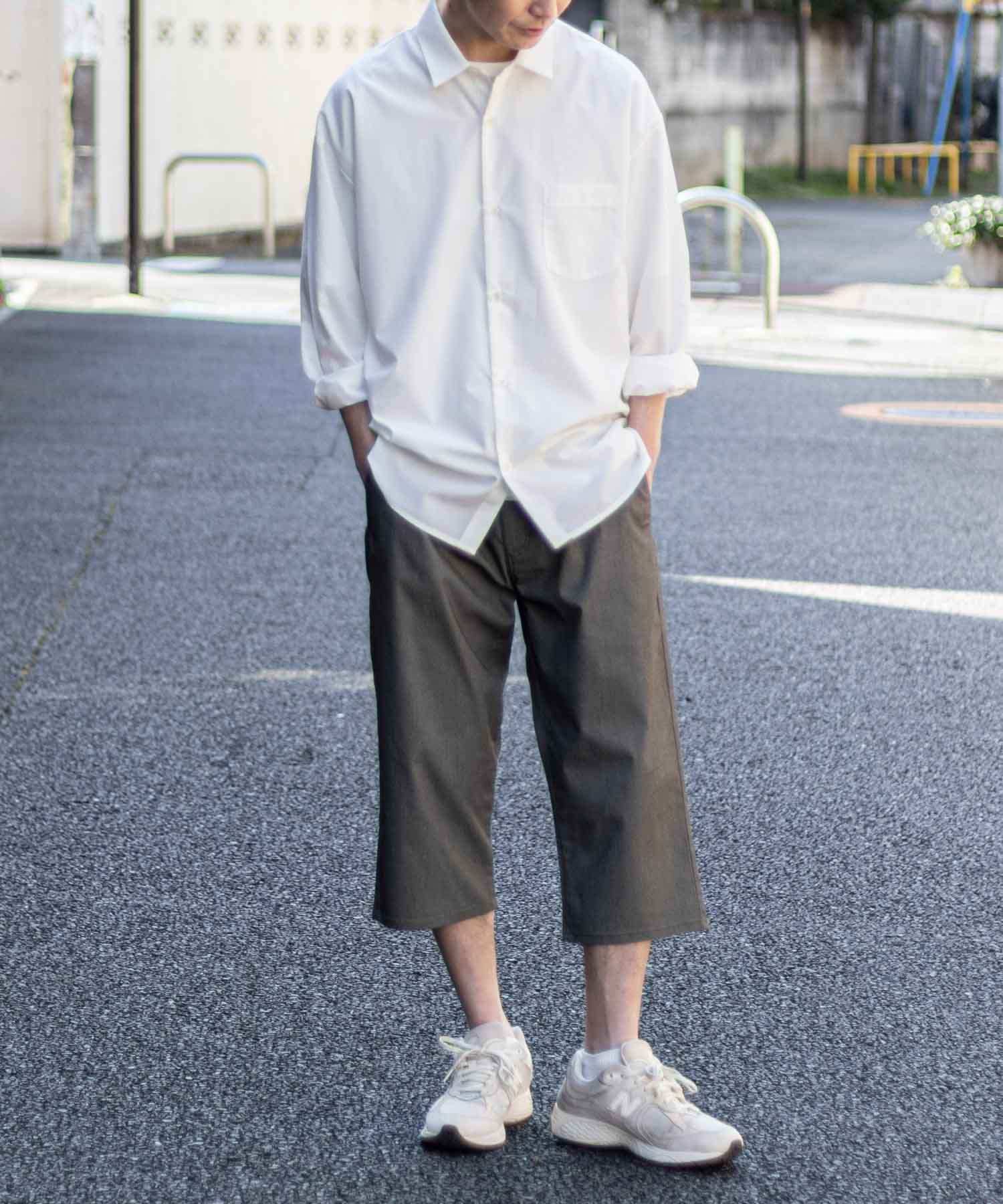 マックハウス Mac-House NAVY 裏メッシュドビークロップドパンツ (ブラック) ブラック