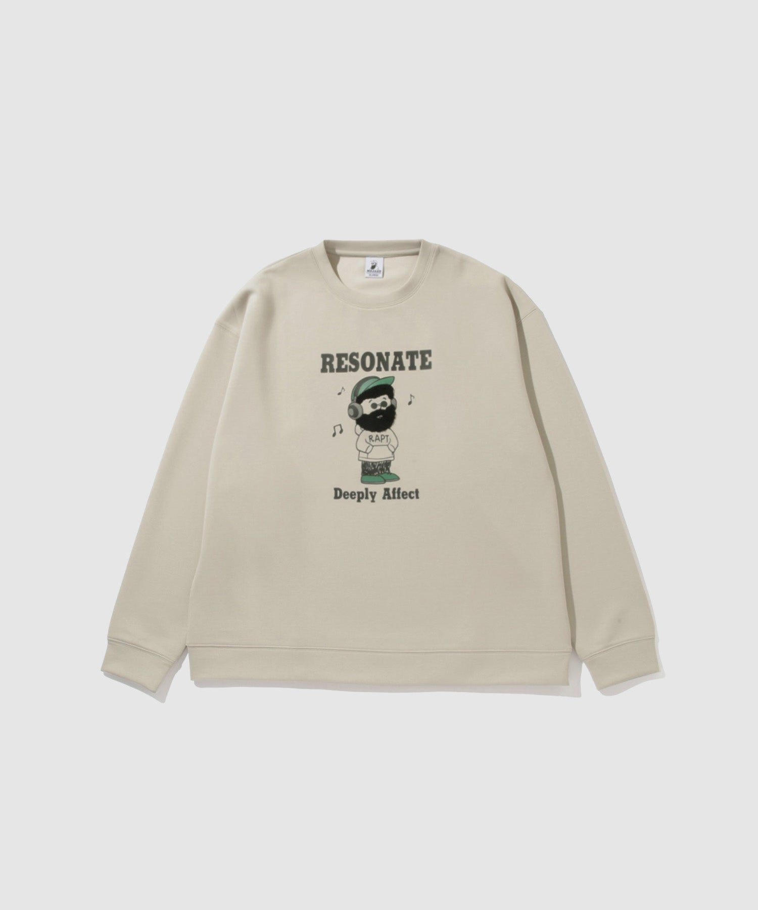 マックハウス Mac-House ヒゲダンボールトレーナー (グレージュ) グレージュ