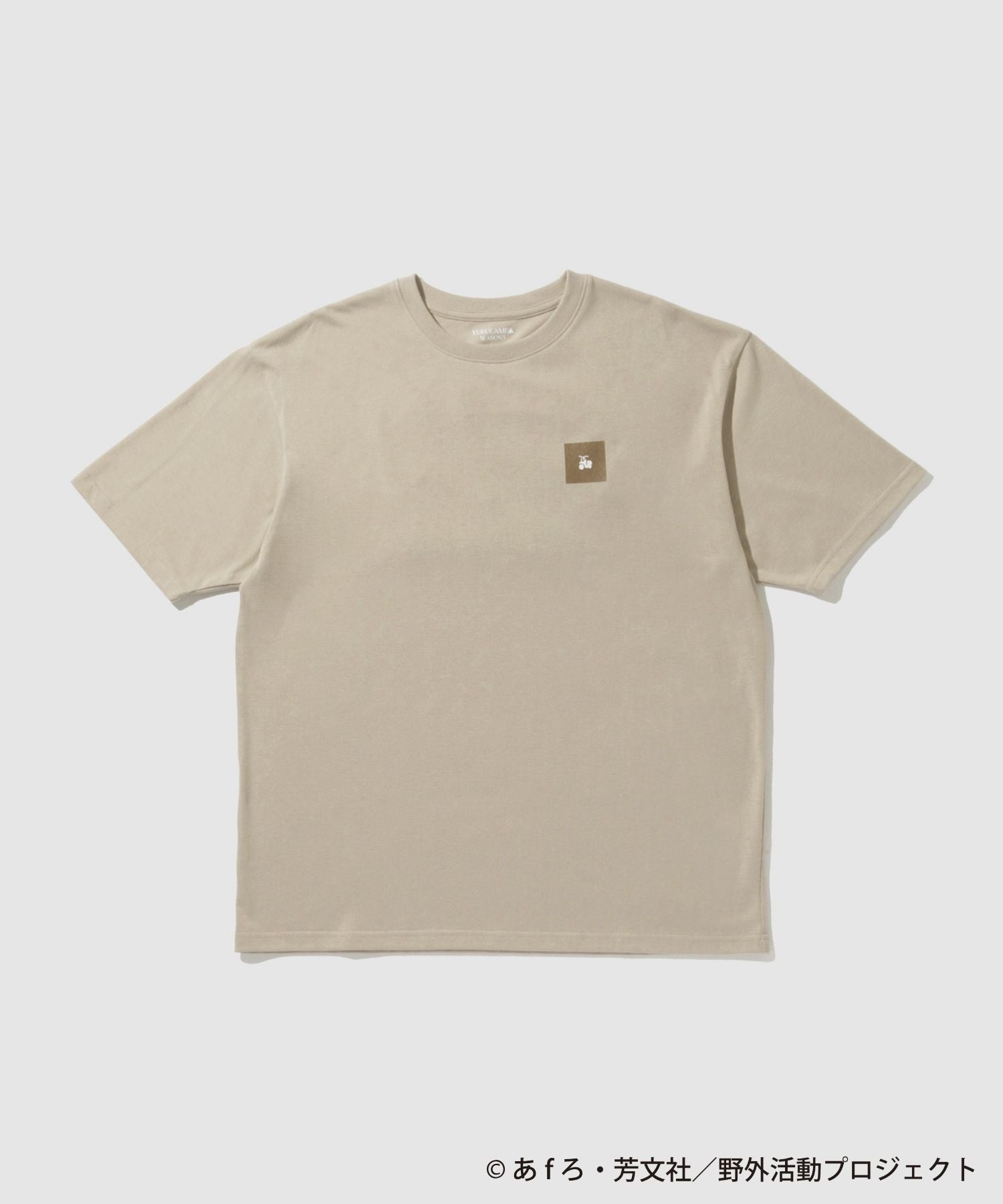 マックハウス Mac-House 『ゆるキャン△ SEASON3』 バックプリントTシャツ ベージュ (ベージュ) ベージュ